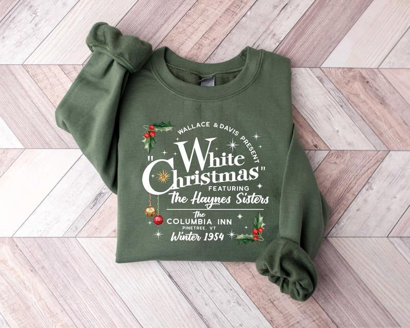 White Christmas Movie Sweatshirt, Christmas Movies Sweatshirt , Christmas Holiday Shirt, White Christmas Movie Shirt, Christmas Sweatshirt, Christmas Movie Lover Shirt, Winter Holiday Shirt, Xmas Christmas Gift Shirt