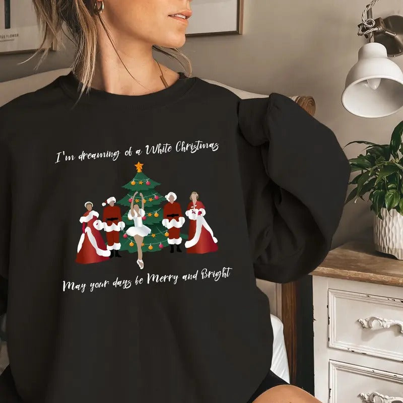 White Christmas Shirt, White Christmas Movie 1954 Shirt, Wallace and Davis Shirt, Haynes Sisters Sweatshirt, Christmas White Movie Shirt