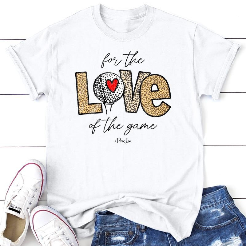 For The Love Of The Game Tee, Proudly Printed In The USA, Tee Gray / White, #sassy #cute #colorprint Hoodie, Sweatshirt