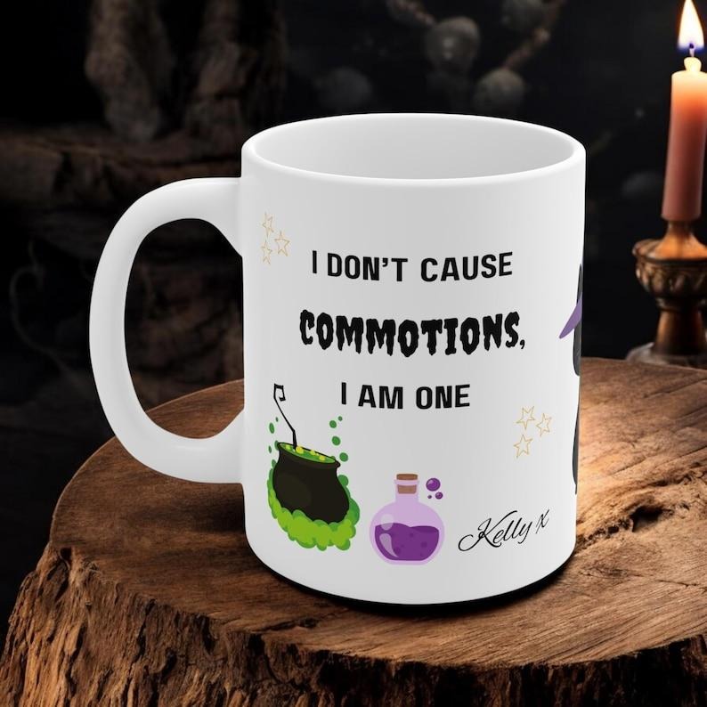 Wicked Witch Film Quote Personalised 11oz White Mug - Halloween Gift, Movie Lover Gift, Halloween Decor, Halloween Party Favor, Spooky Mug