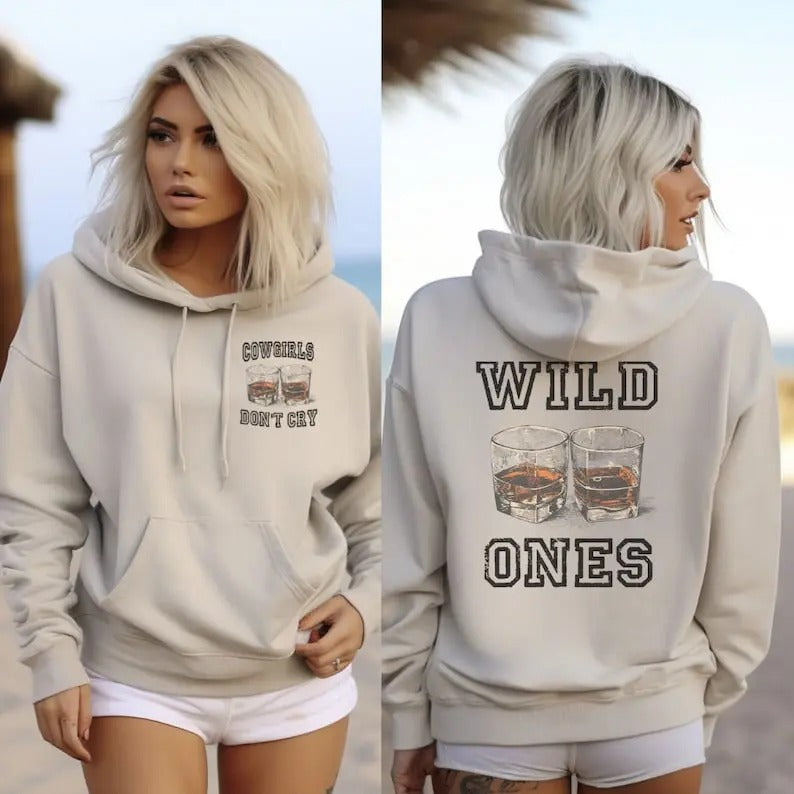 Wild ones hoodie, country music 2 sides Hoodie and Sweater; T-shirt Cotton Menswear Sweatshirt | WearSparks.com