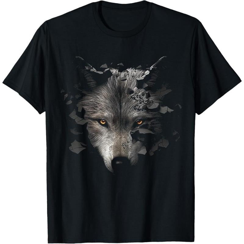 Wolf Lover Fantasy Artwork | Animal Motif Wolf T-Shirt made in usa Hoodie, Sweatshirt | WearSparks.com