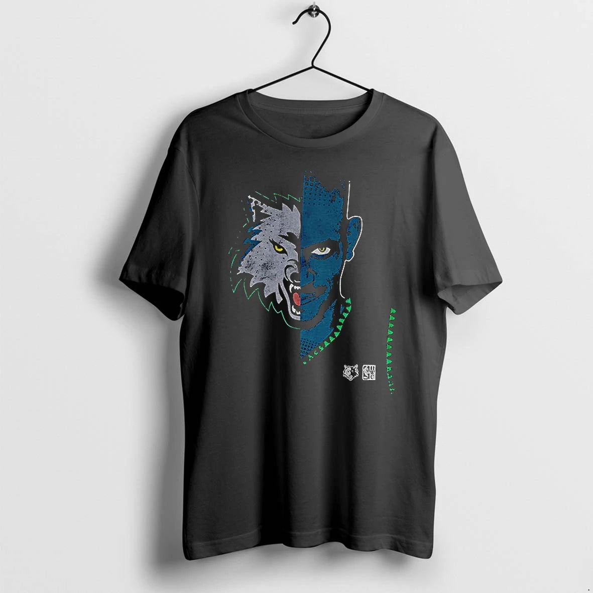Wolf X Kevin Garnett Face Off Minnesota Timberwolves Basketball Nba Tshirts Sweater