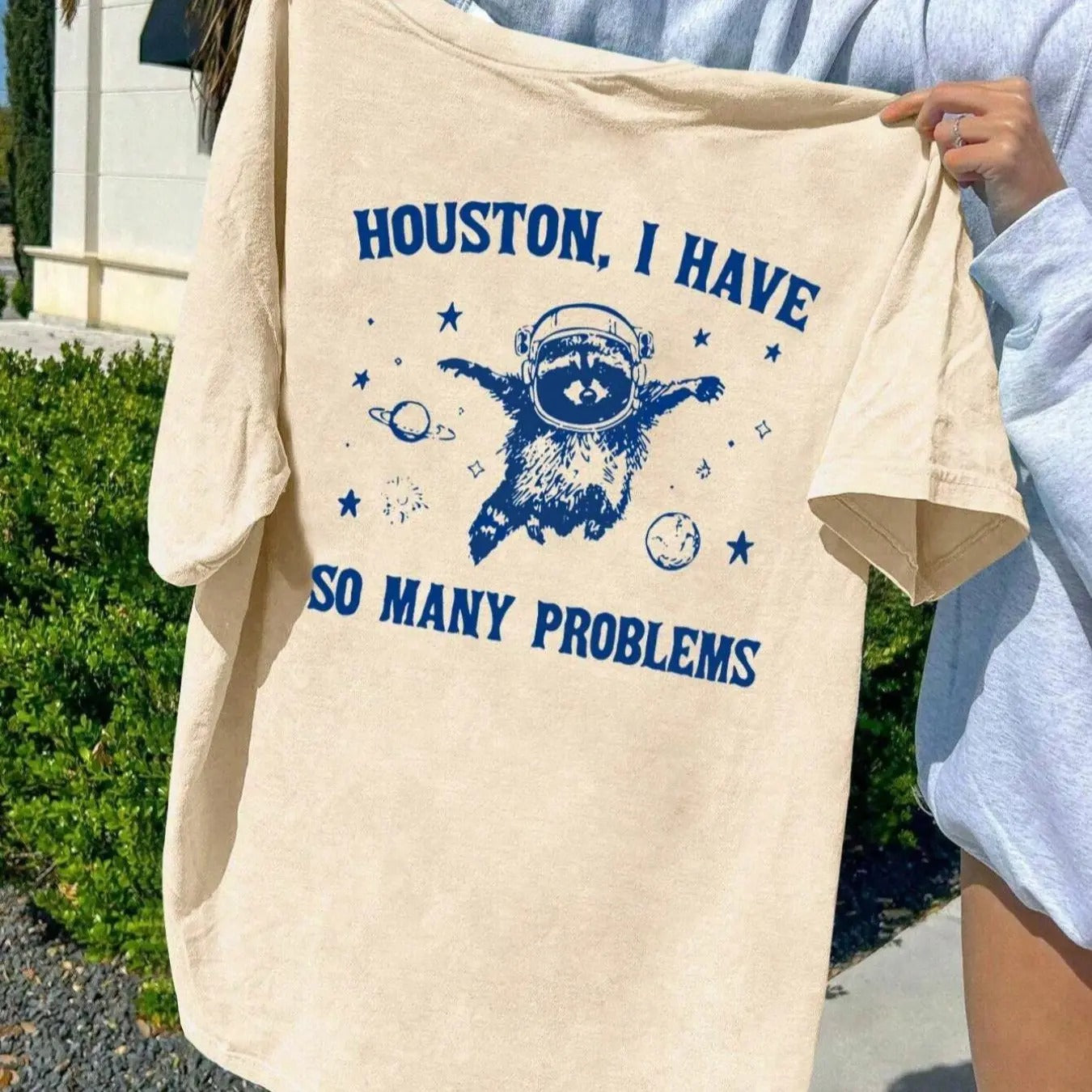 Women's Cartoon Animal & Letter Print Round Neck Tee, Fashion Casual Drop Shoulder Short Sleeve T-shirt, Ladies Summer Clothes for Daily Wear