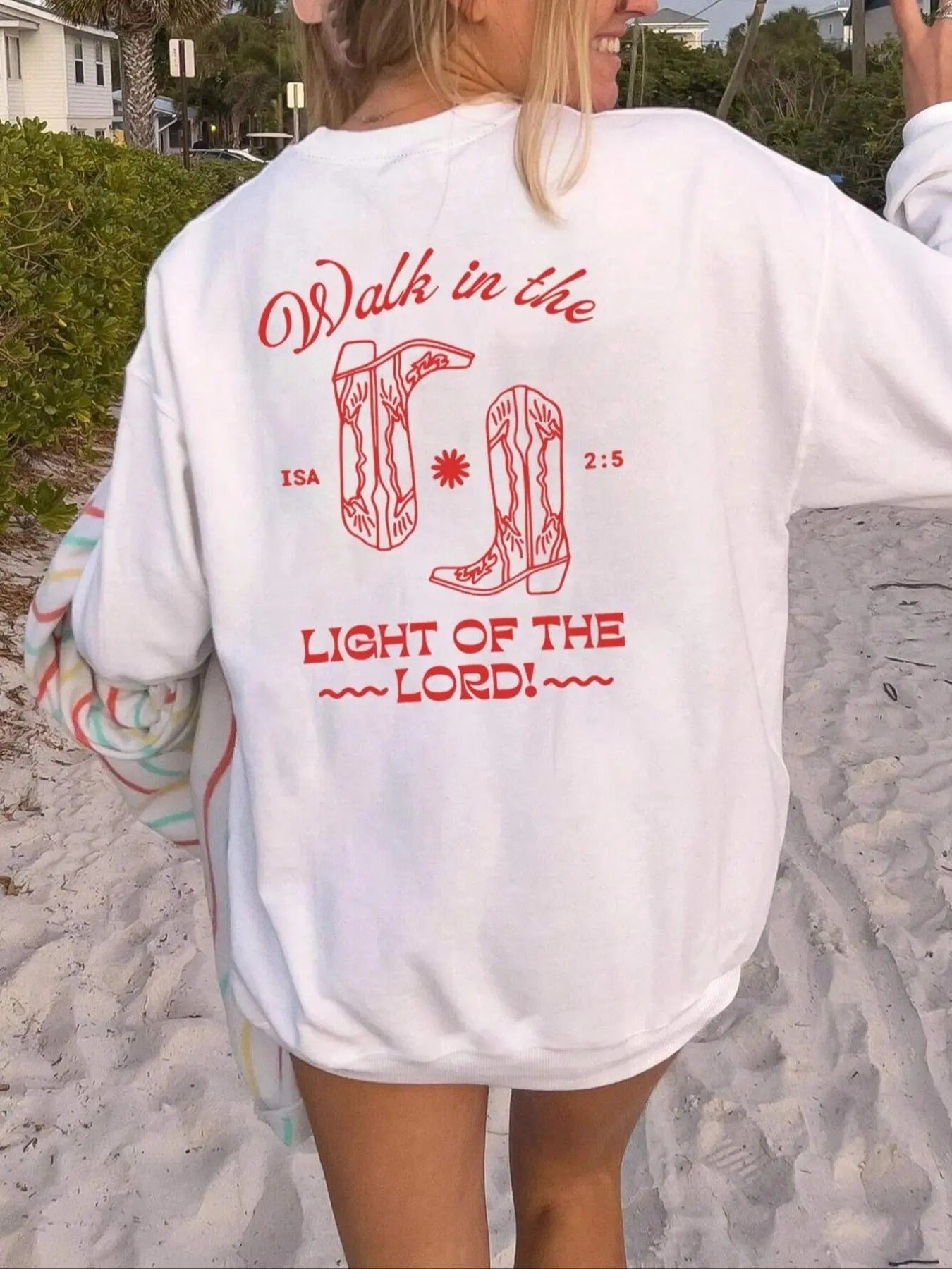 Women's Graphic Print Crew Neck Sweatshirt, Casual Long Sleeve Pullover for Spring & Fall, Fashion Women's Top for Daily Wear