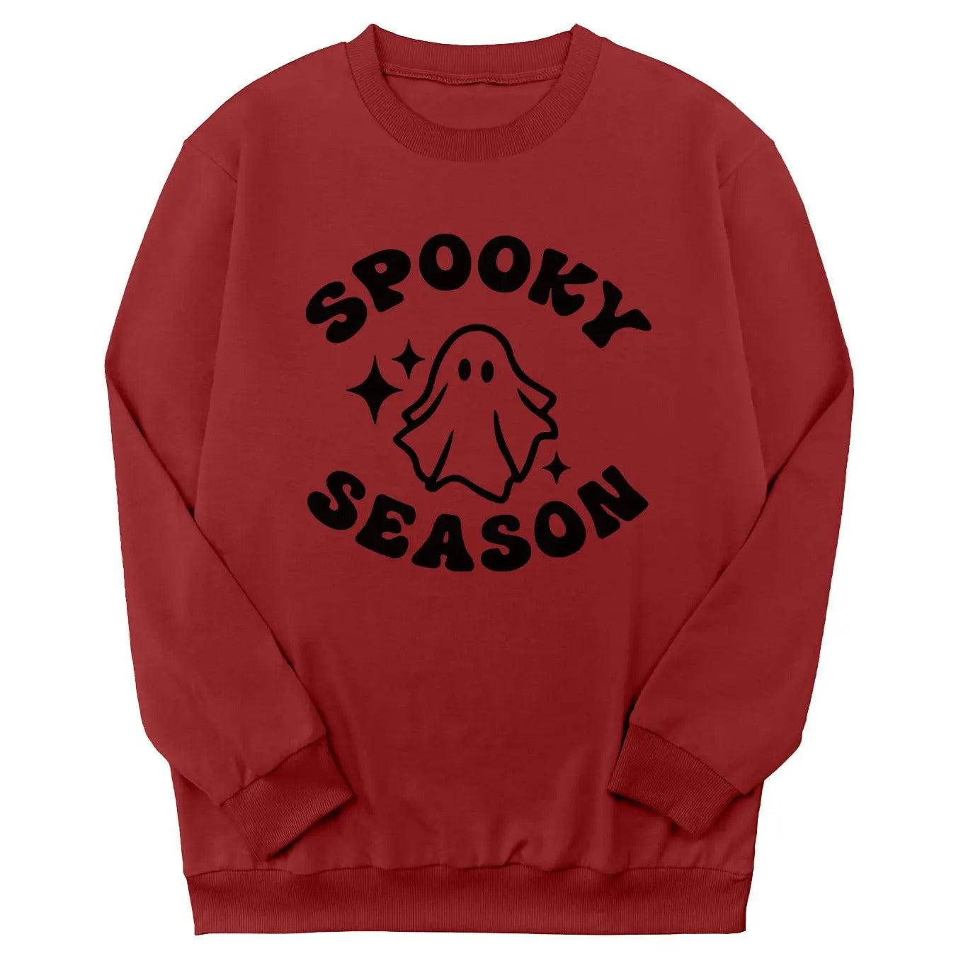 Women's Halloween Themed Sweatshirt, Casual Long Sleeve Crew Neck Pullover Sweatshirt for Fall & Winter, Ladies Clothes for Daily Wear