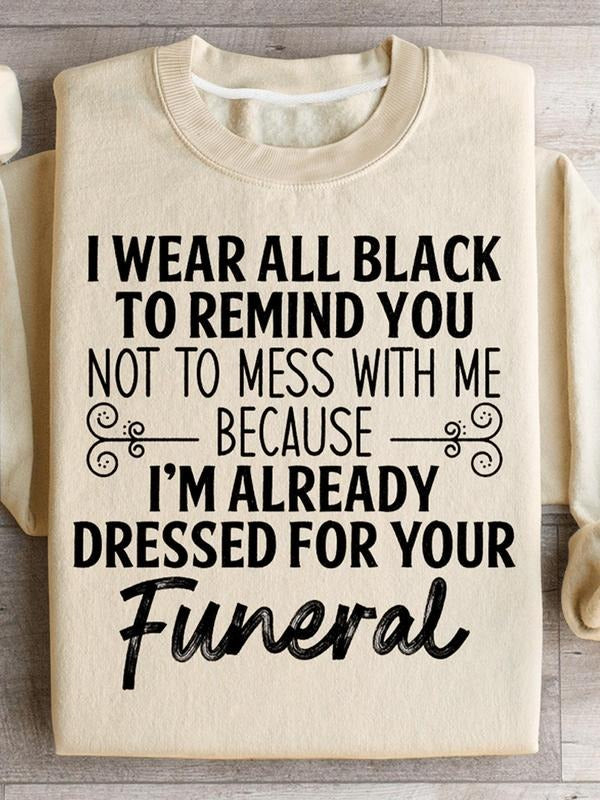 Women's Letter Print Crew Neck Pullover, Casual Long Sleeve Sweatshirt for Spring & Fall, Women's Top for Daily Wear