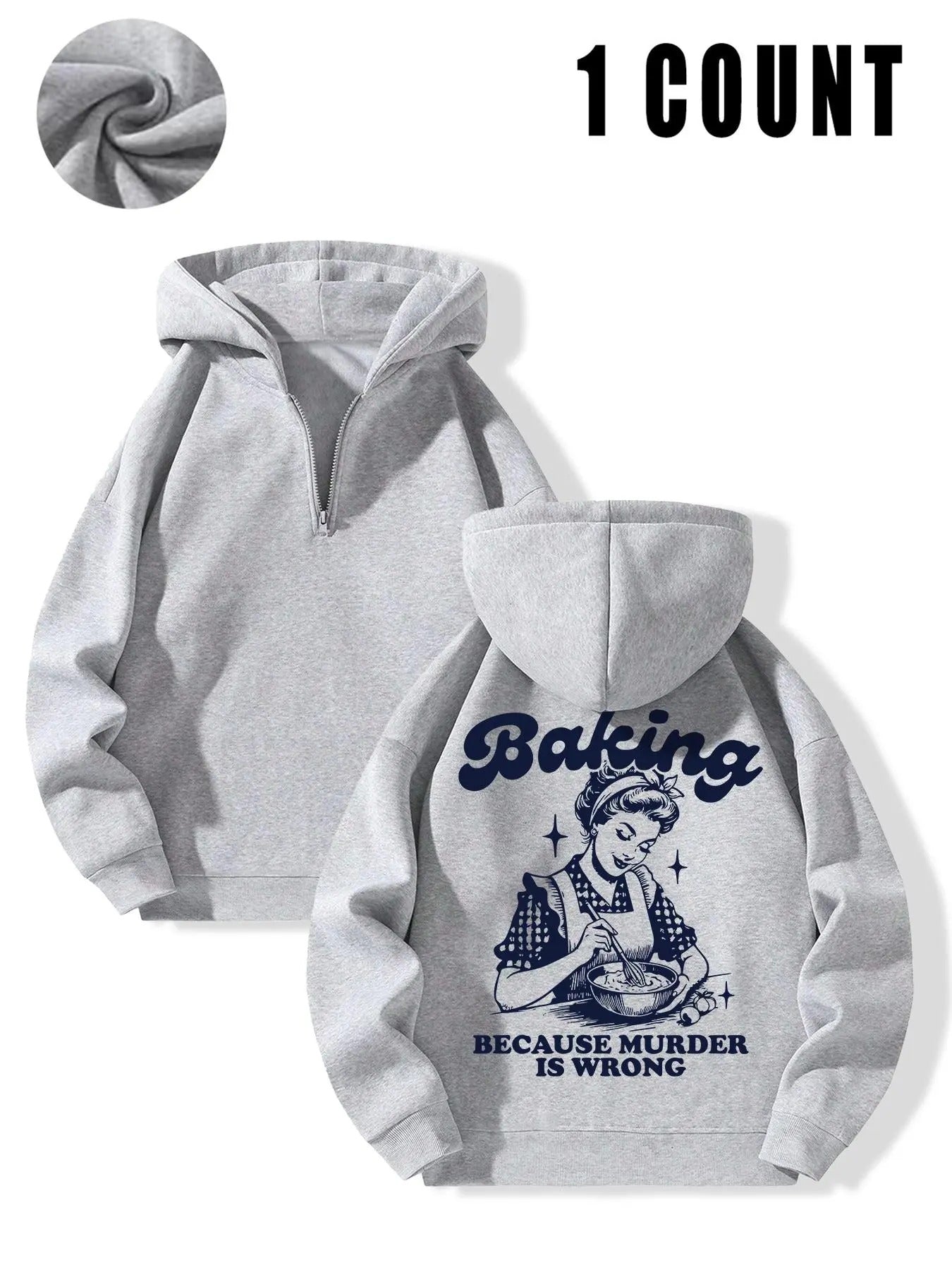 Women's Letter Print Hoodie, Fashion Casual Hooded Sweatshirt for Daily Holiday Outdoor Wear, Women Clothing for Fall & Winter