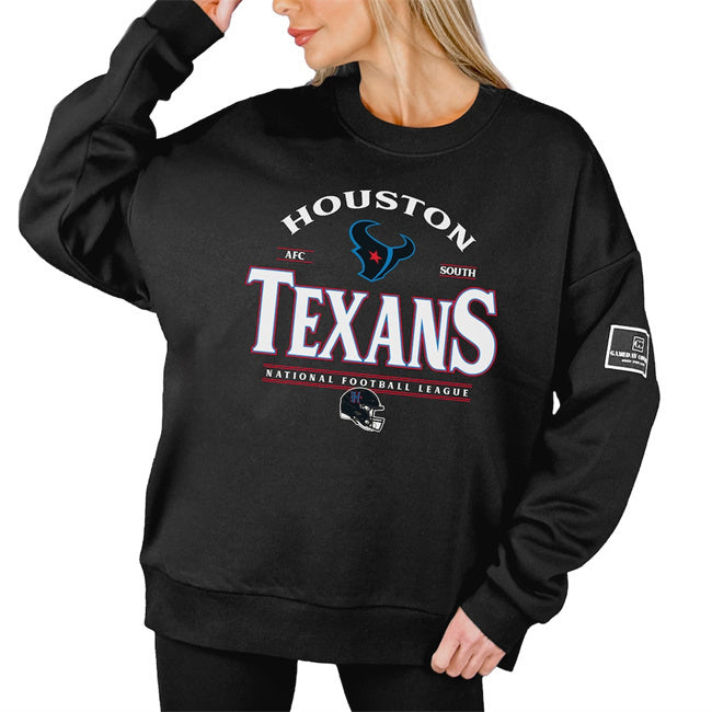 Women's Houston Texans Gameday Couture Black Oversized Players Only Black