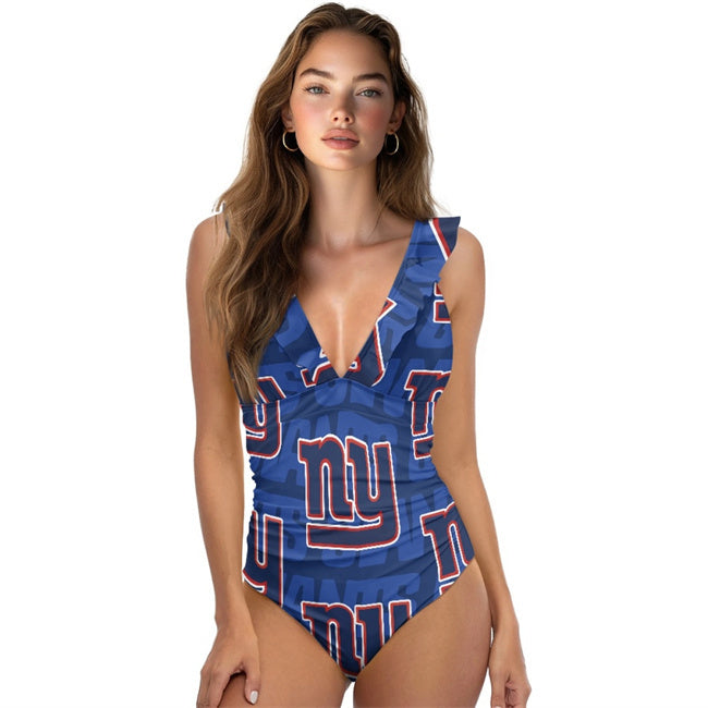 Women's New York Giants Coverage Comfortable Swimwear Beachwear Bathing Bikini