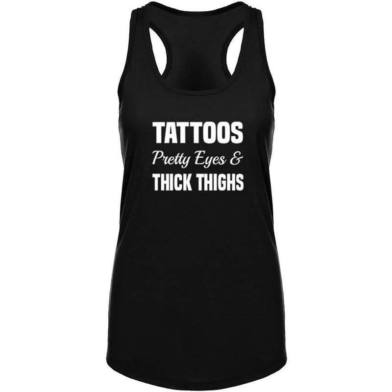 Womens Workout Tank Tops-Novelty Funny Saying Fitness Gym Racerback Sleeveless Shirts for Women Made in USAstyle{n002}4