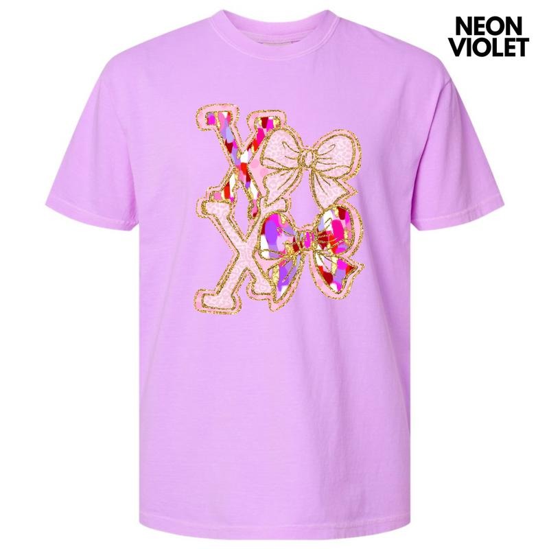 X's and Bows Brushstroke Comfort Colors T-Shirt