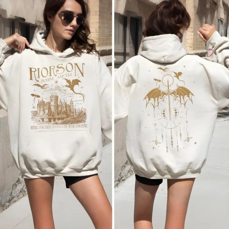 Xaden Riorson House Shirt, Fourth Wing Sweatshirt, Dragon Rider Bookish, Iron Flame Hoodie, Basgiath War College, Violet Sorrengail, Unisex Sweater Pullover Tee