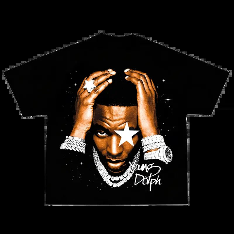 YOUNG DOLPHh STAR T-SHIRT Tee Vintage - Wear the Mamba, Relive the Glory