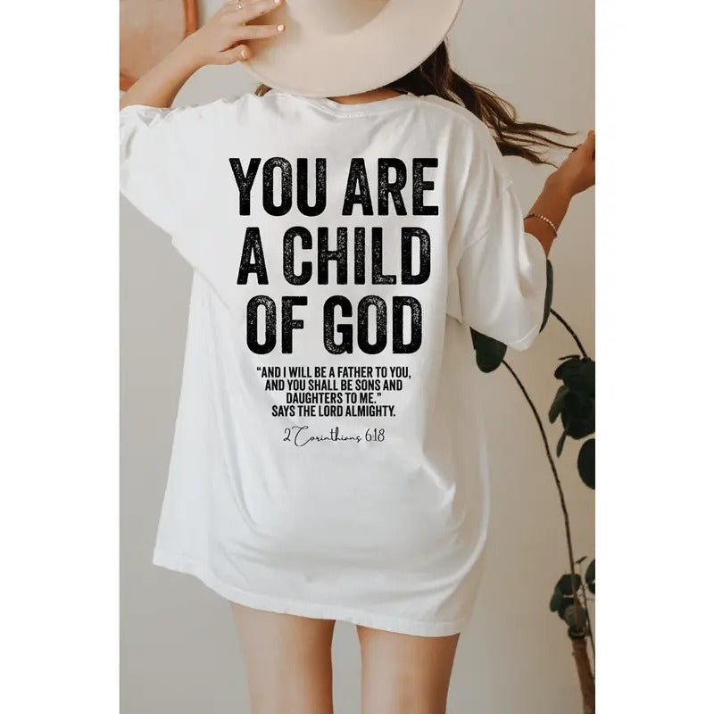 You Are A Child Of God Hoodie, Women's Christian Based Shirt, Jesus Christ Lover Hoodie, Believer Mom Shirt