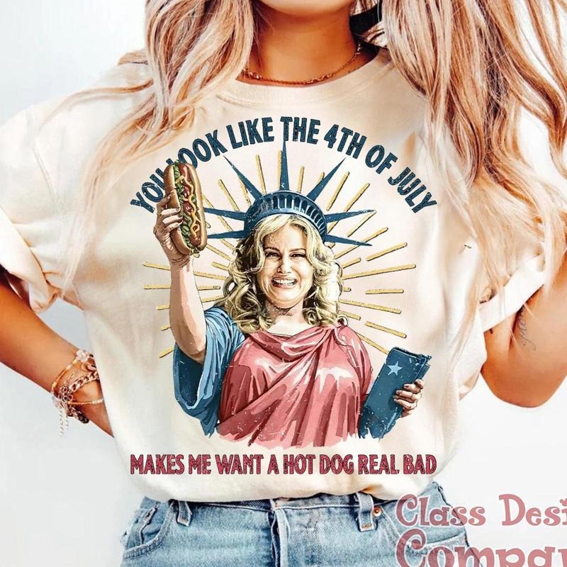 You Look Like the 4th of July, Funny Fourth of July Shirt, 4th Of July Movie Meme Shirt, Patriotic Sublimation, July 4th Trending Viral Shirts