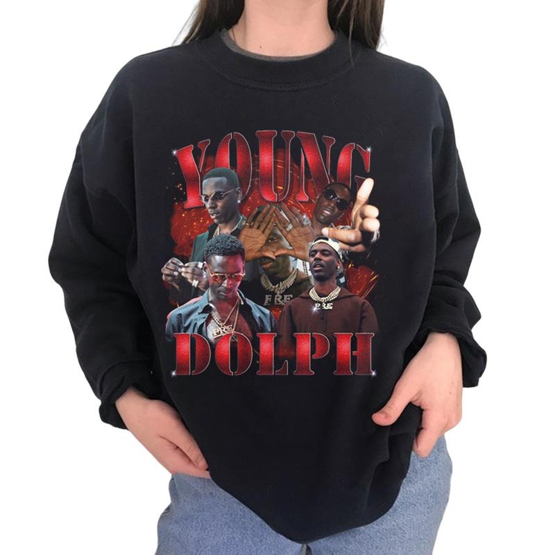 Young Dolph Unisex T Shirt, Vintage Young Dolph Rapper Sweater, Retro Young Dolph Graphic Hoodie shirts Rapper, Hiphop