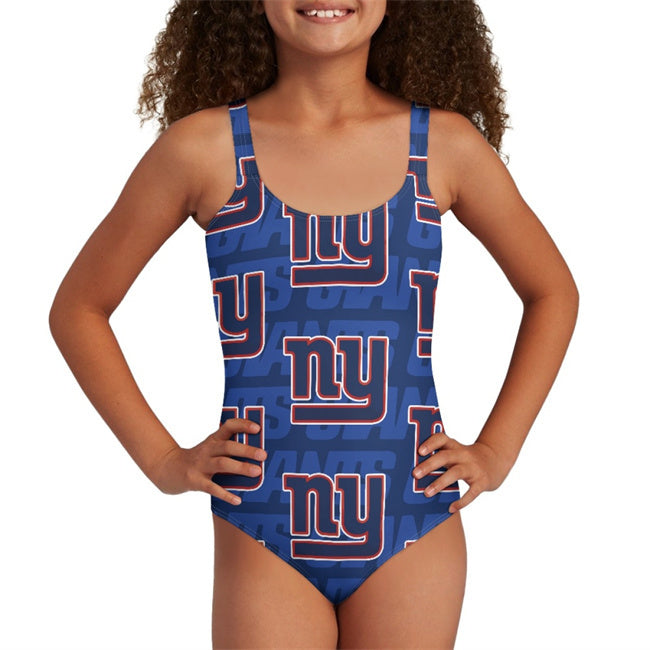 Youth New York Giants Bodysuit Comfortable Swimwear Beachwear Bathing 001(Pls