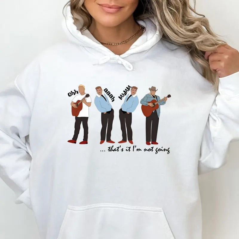 Zachh Funny Bryann Grinc I'm Not Going Shirt, Country Music Xmas Shirt, Country Boy Hoodie, Unisex Sweater Pullover Tee
