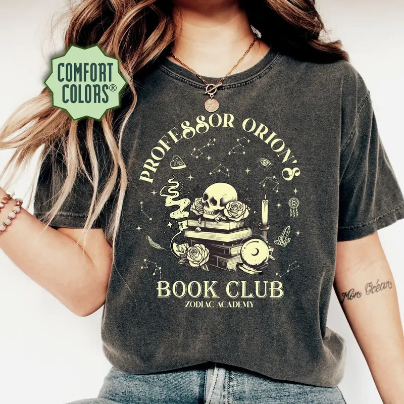 Zodiac Academy Comfort Colors T Shirt, Celestial Heirs T-Shirt, Zodiac Academy Gift, Dante Oscura, Caroline Peckham Bookish Gift
