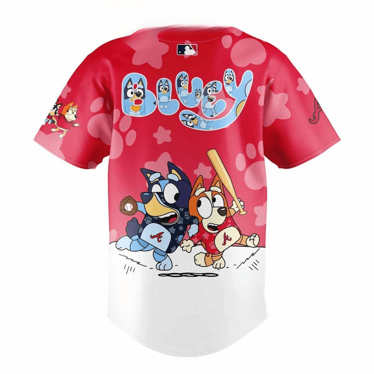 Blue & Bingo Atlanta Braves MLB Sport Team Baseball Jersey