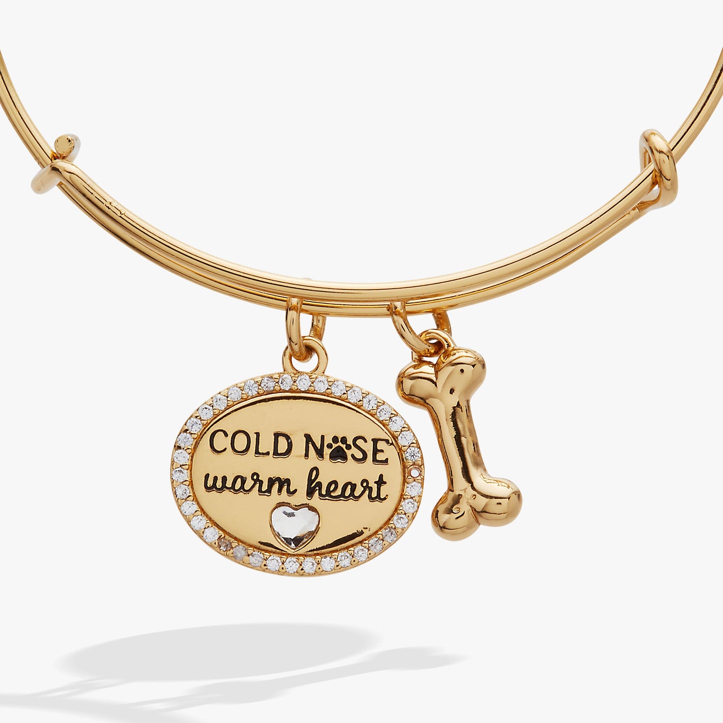 Cold Nose, Warm Heart Charm Bangle