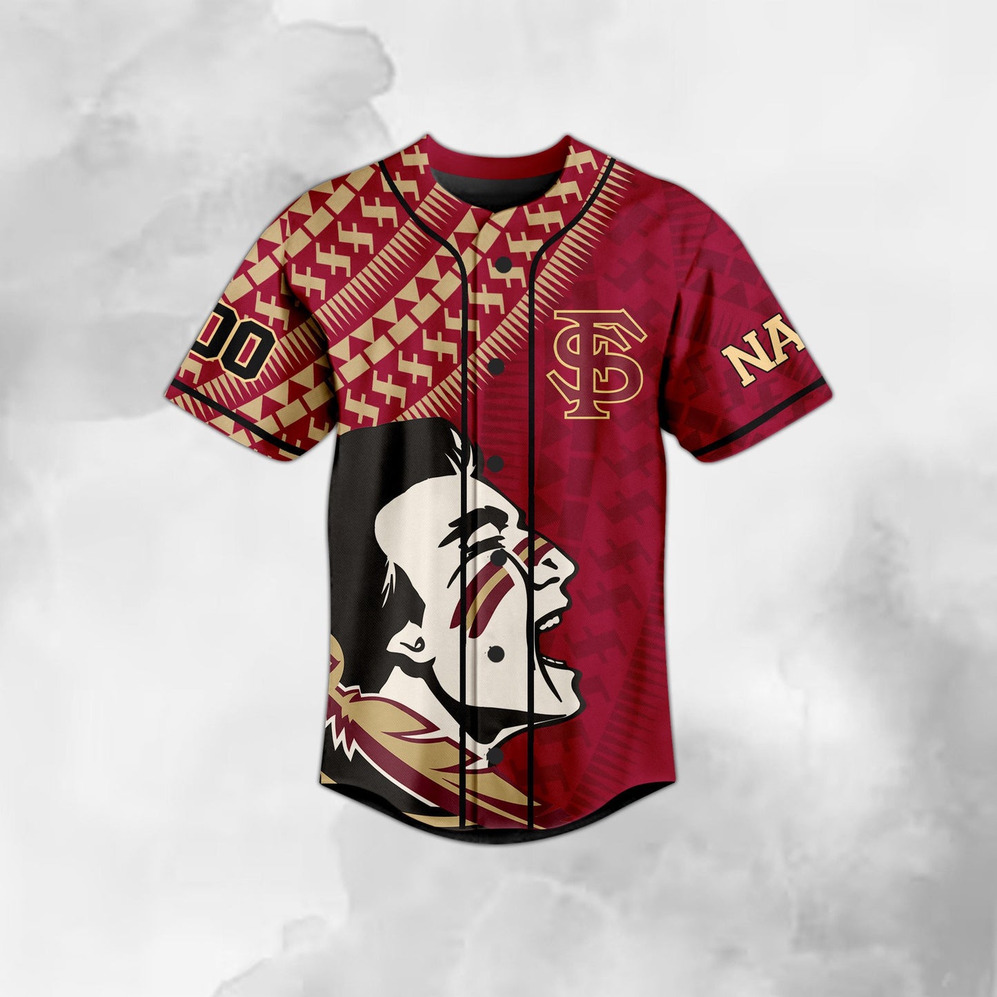 Custom Florida State Seminoles NCAA Sport Team Baseball Jersey