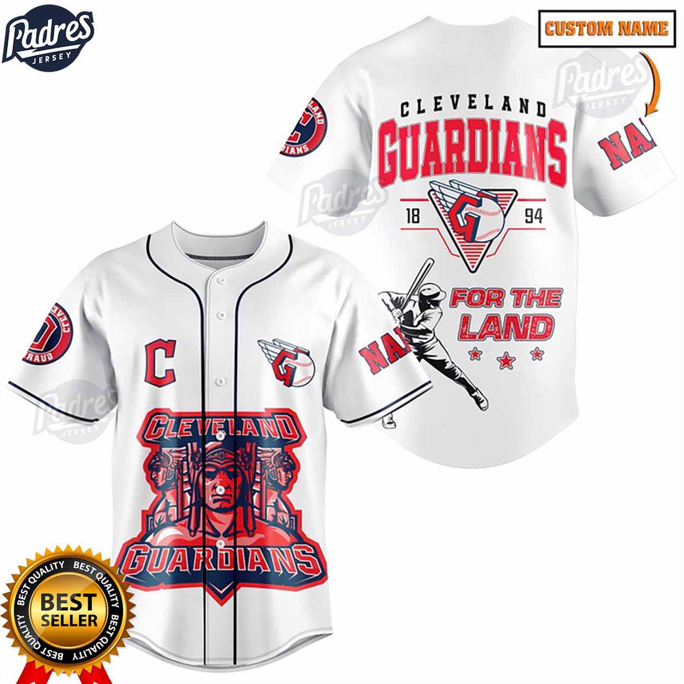 Shop the Stylish Custom Cleveland Guardians MLB Jersey for Baseball Fans - lylyprint.com T-Shirts, Hoodie,... (Image 2)