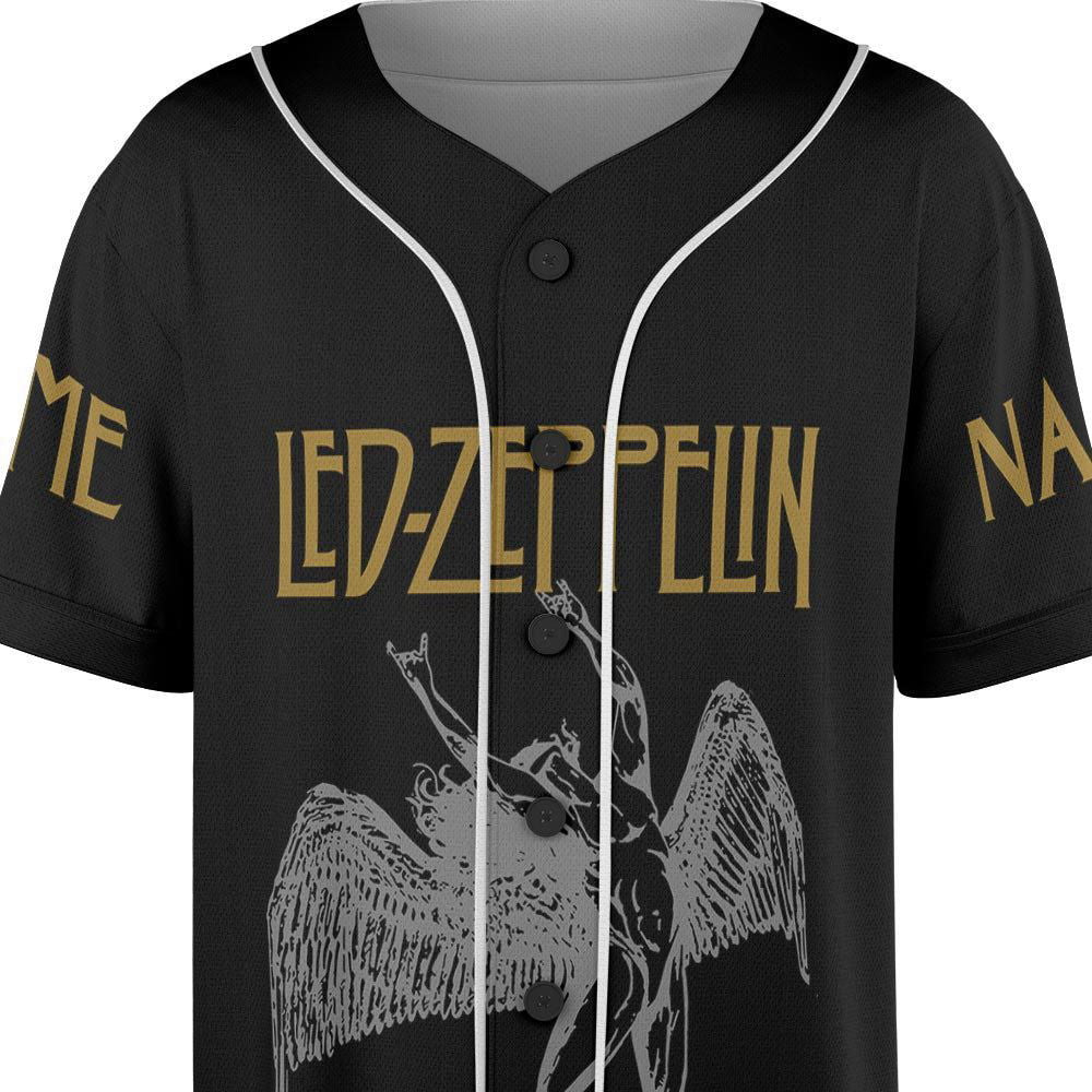 Custom Name LED ZPELIN Rock Band Baseball Jersey, 55th anniversary Tour Shirt - lylyprint.com