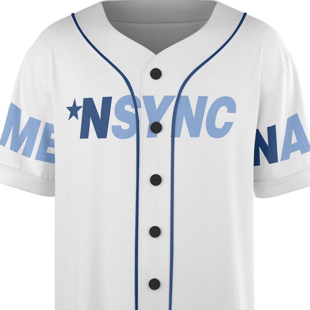 Custom Name NSYNC 2023 Baseball Jersey, NSYNC Boy Band Forever Christmas - lylyprint.com