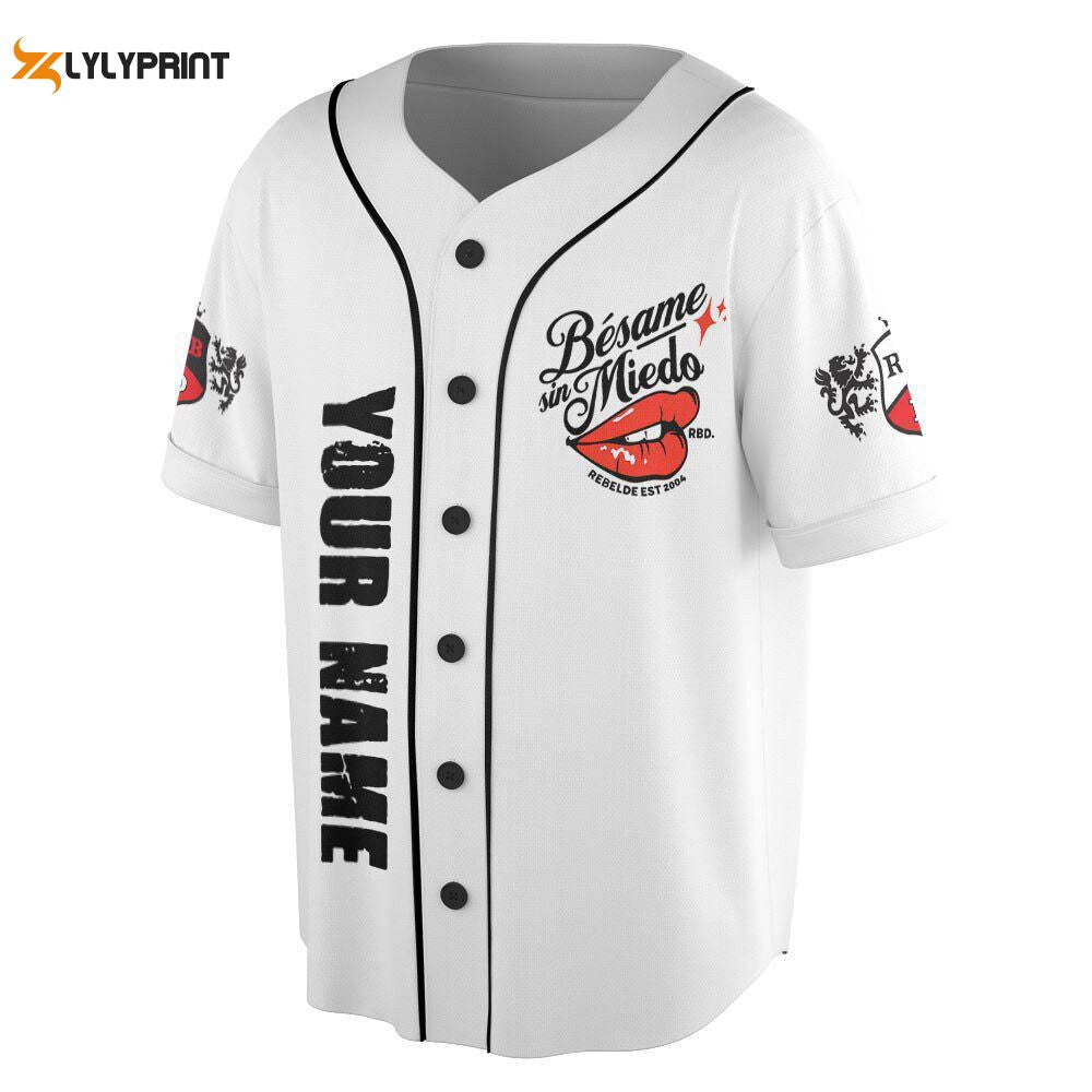 Custom Name Rebelde Music Baseball Jersey, RBD World Tour 2023 Shirt - lylyprint.com