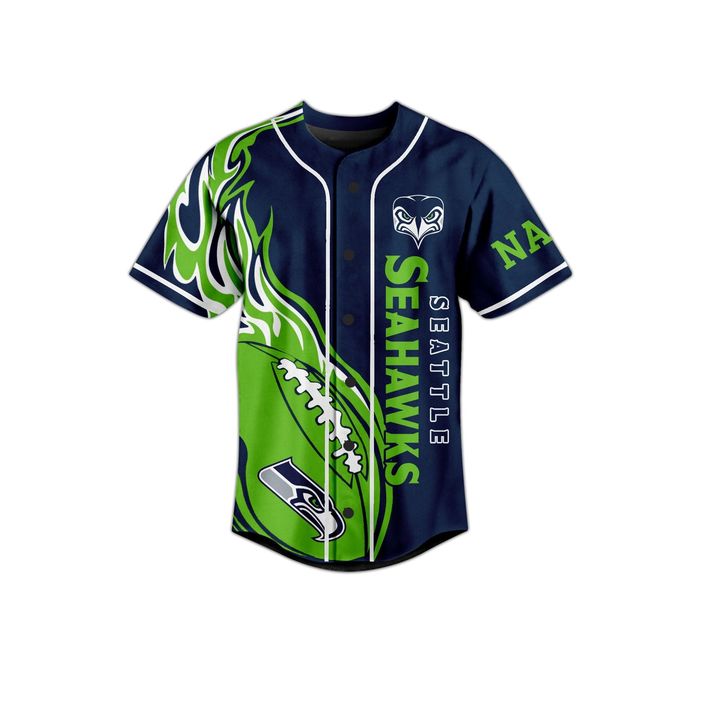 Customized Seattle Seahawks Sport Football Baseball Jersey