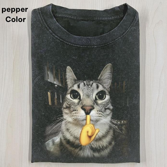 cute cats, cats, cat memes T-shirt, WACKY CAT T-SHIRT, FUNNY CUTE CAT, funny shirts for women, Womenswear Cotton Top