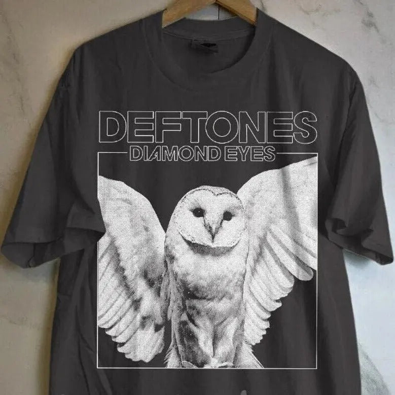 deftones tour rock band t-shirt, diamond eyes album tee cotton unisex for fans 225983907442