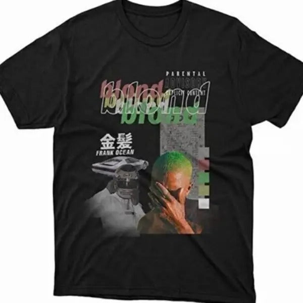 frank_ocean Blond - Album Cover Vintage Graphic Tee , FOR UNNISEX , GIFT FOR HIM AND HER Menswear Top