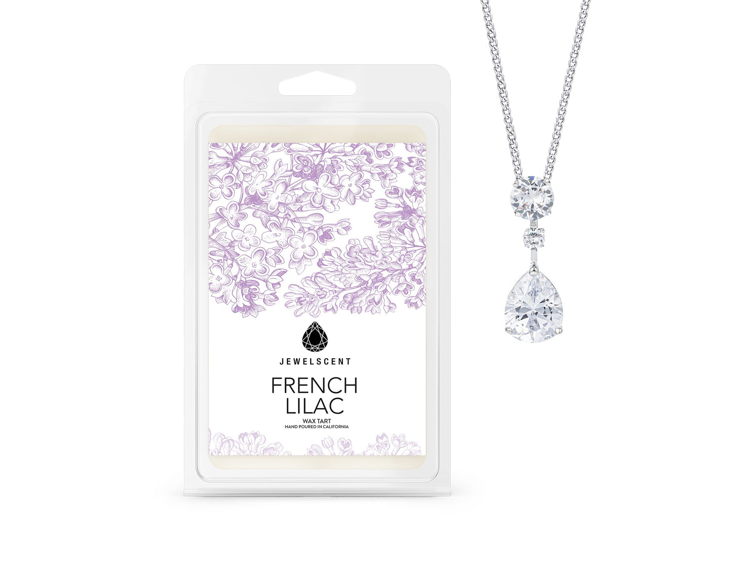 French Lilac Jewelry Wax Tart