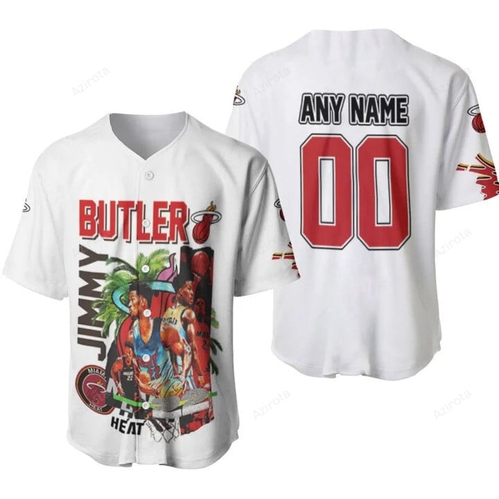Miami Heat Jimmy Butler 22 Nba American Professional Basketball Player White Personalized Baseball J T-Shirts, Hoodie,...