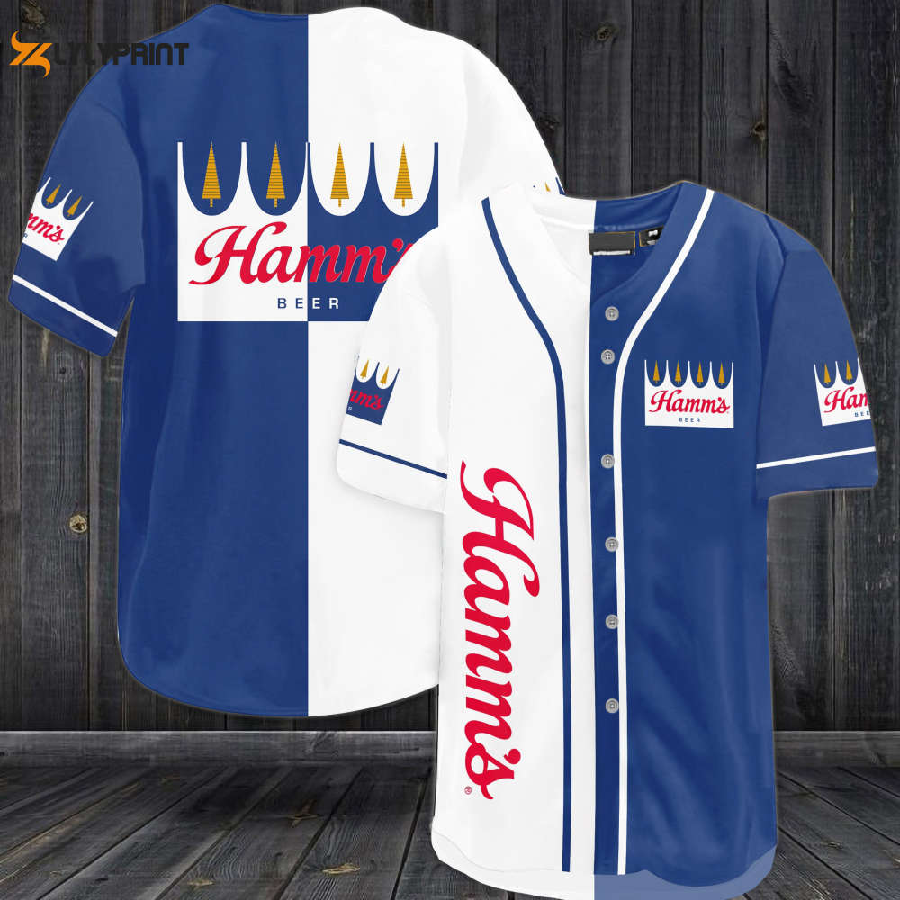 Hamm's Beer Baseball Jersey - Gift for Men Women - lylyprint.com