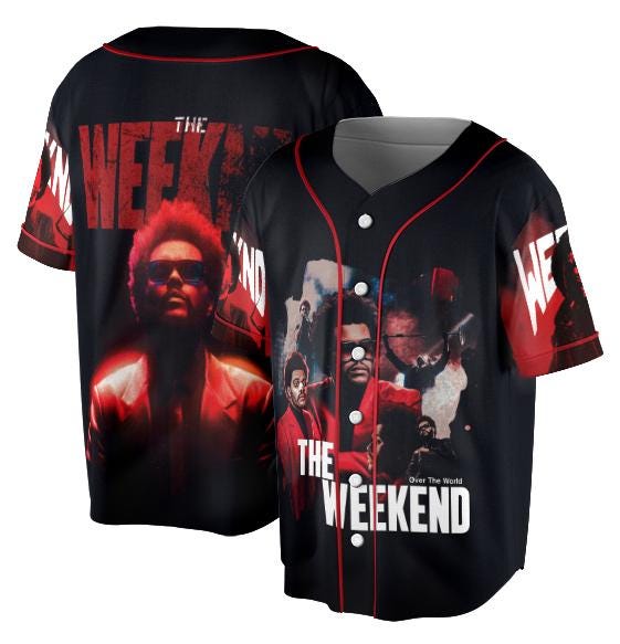 The Weeknd "After Hours Til Dawn" Tour Baseball Jersey