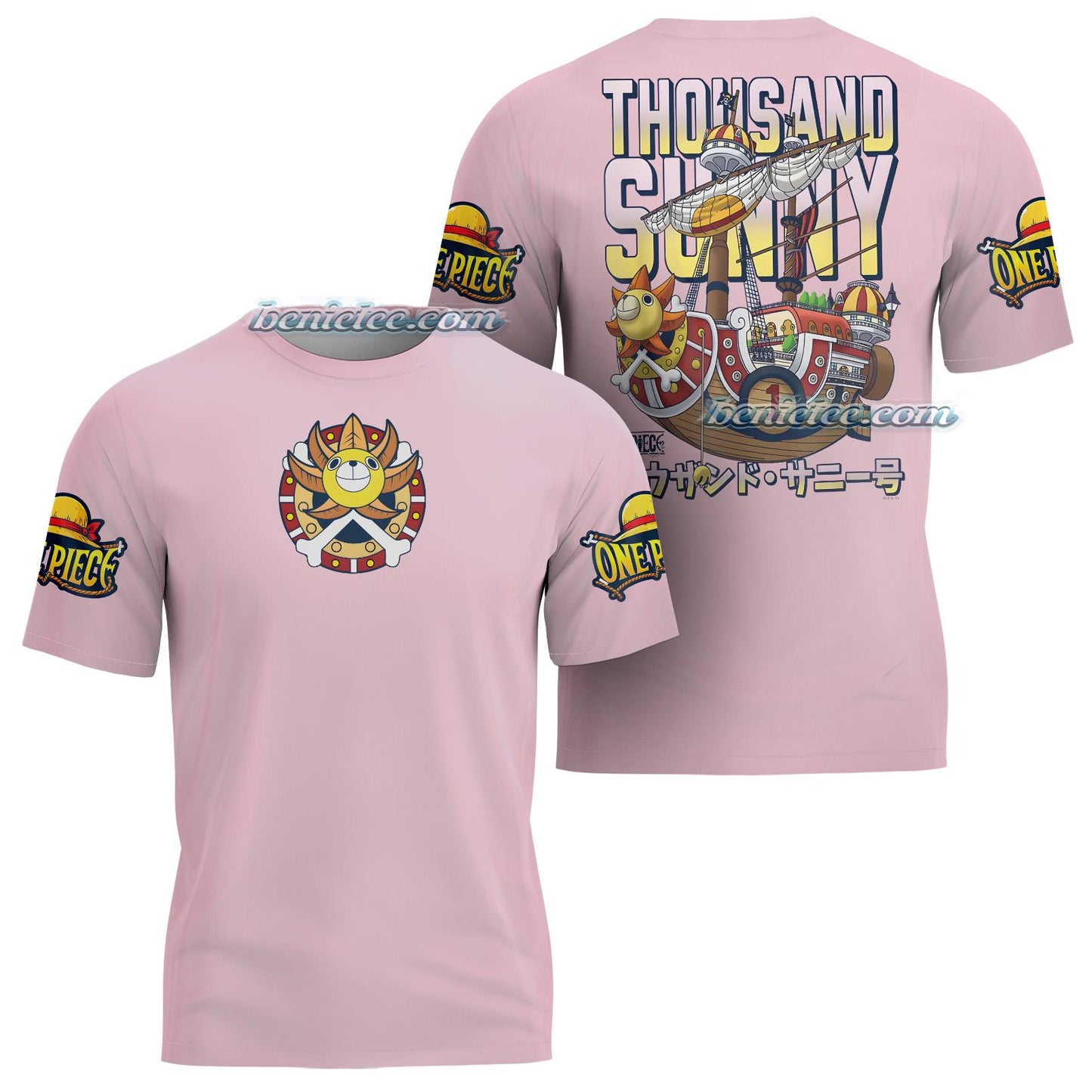 Luffy One Piece Anime Shirt 3D, Straw Hat Pirates Manga Shirt, Luffy Brothers