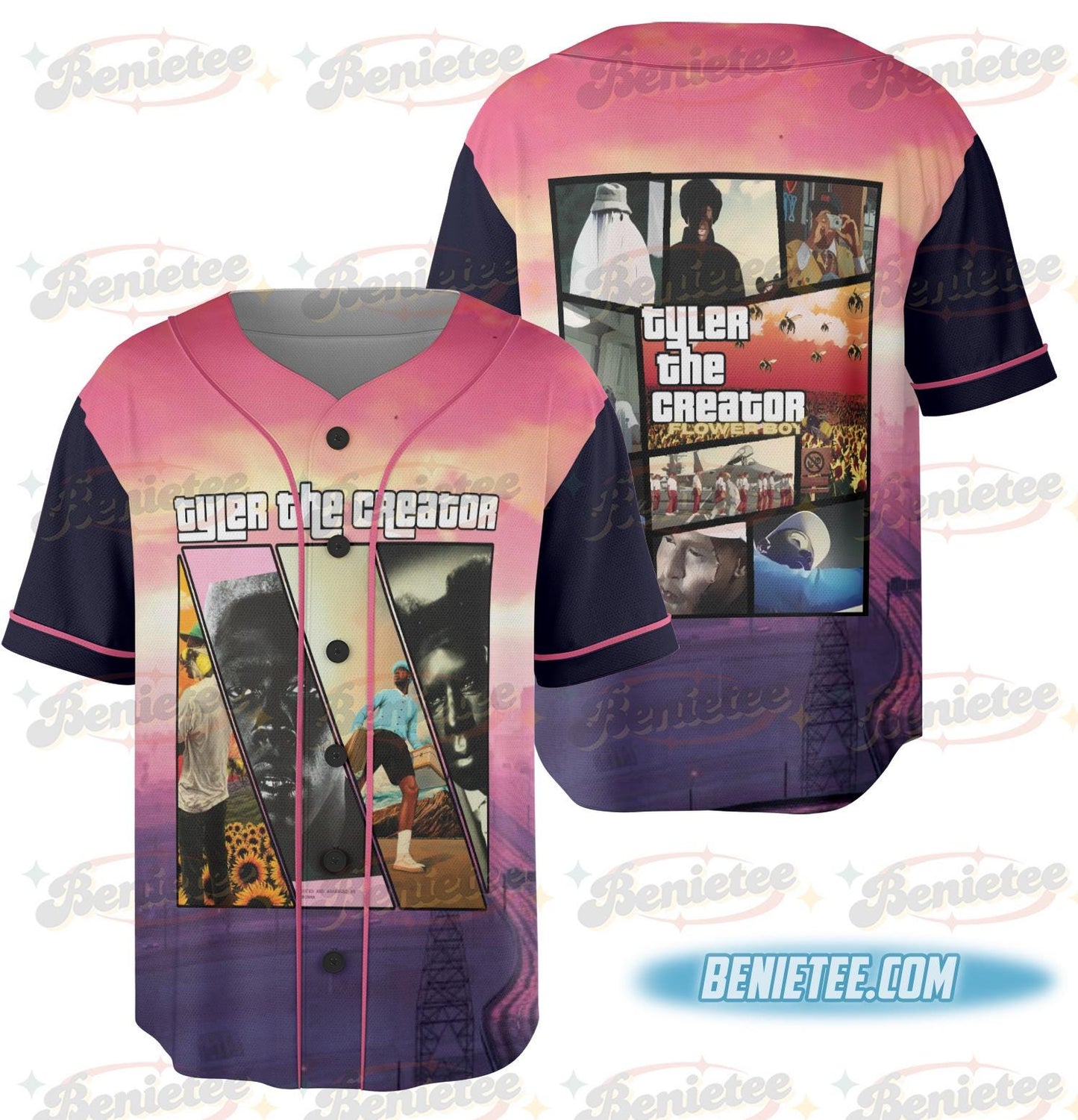 Ty-ler The Crea-tor Tour 2025 Baseball Jersey