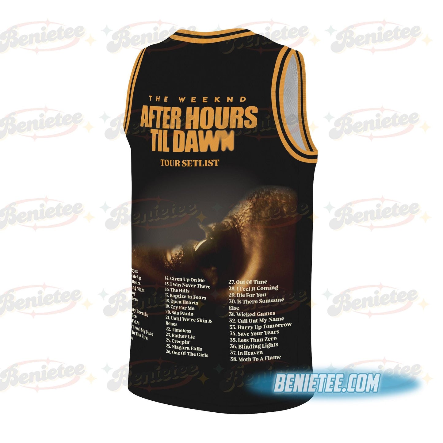 The Weeknd After Hours Tour Basketball Jersey