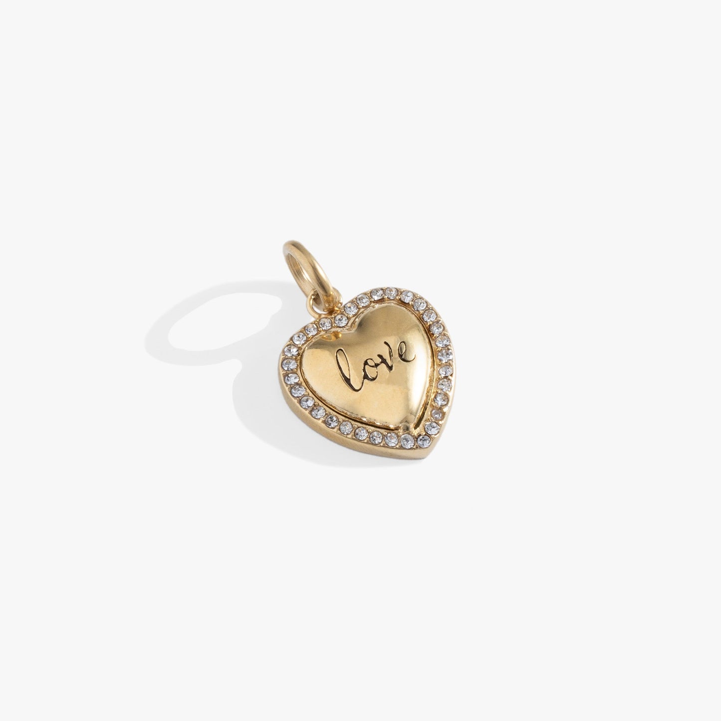 Love Pave Heart Interchangeable Charm