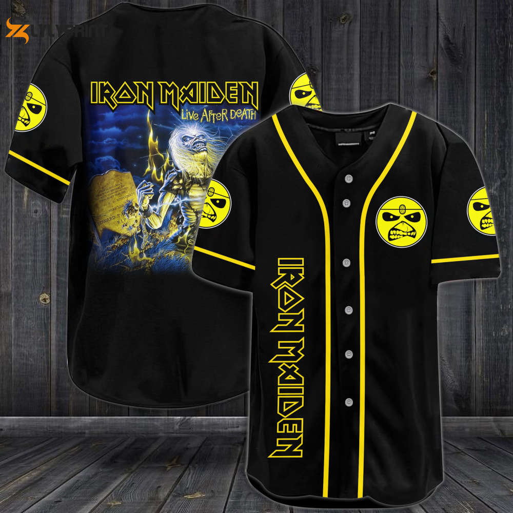 Iron Maiden Band All Over Print Unisex Baseball Jersey - lylyprint.com
