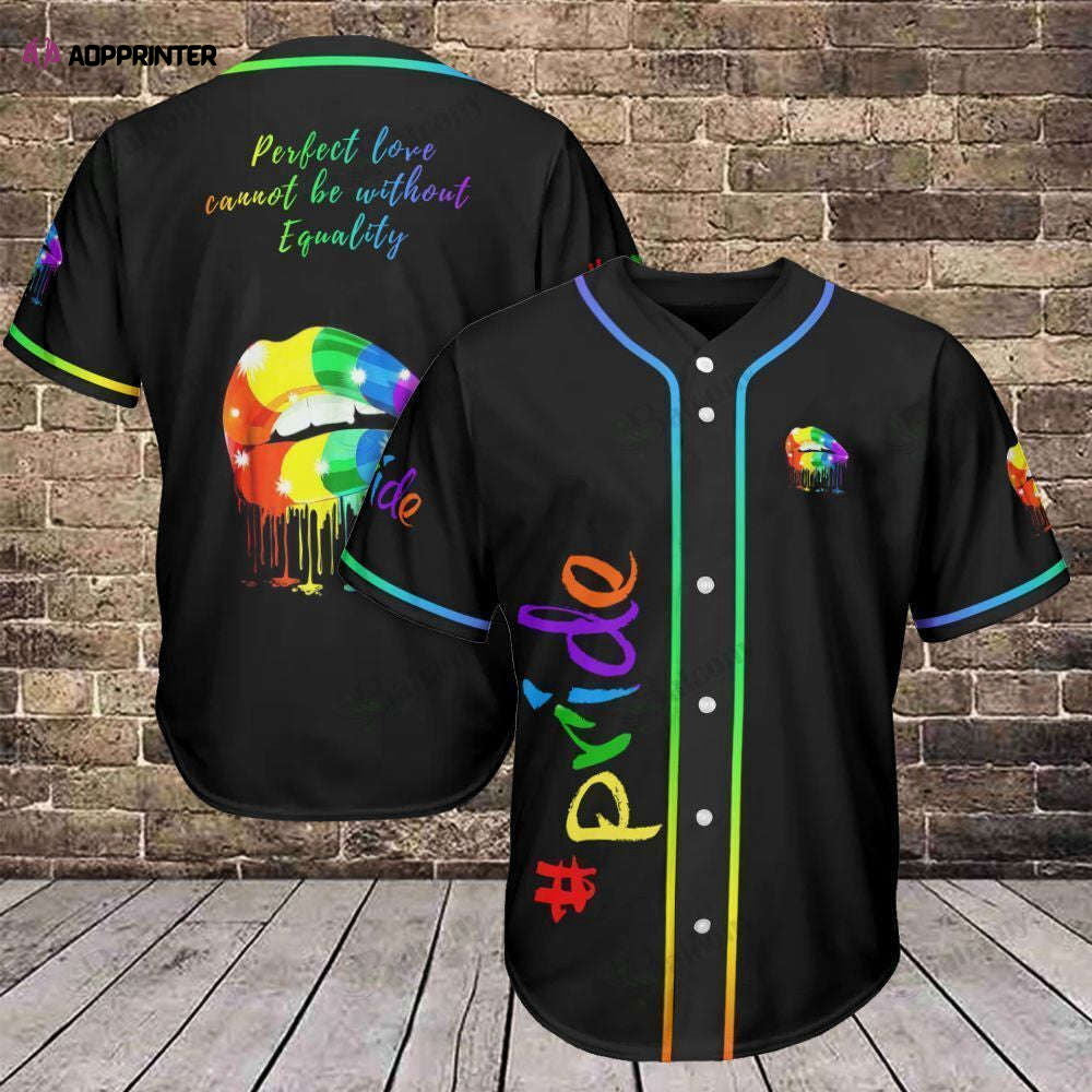 LGBT Pride Baseball Jersey 316 - QT204283Td Baseball Tee: Stand Out with Style! - Aopprinter