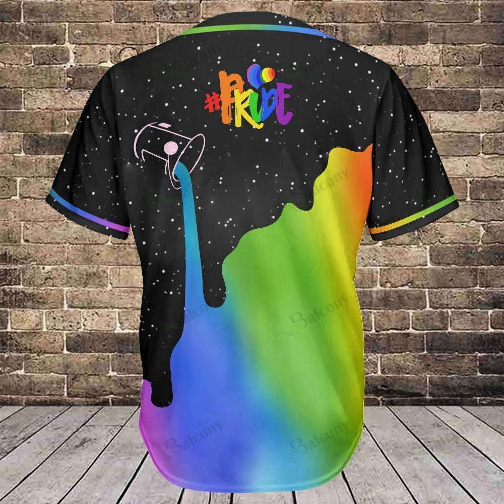 LGBT Pride Baseball Jersey - 3D Printed Baseball Tee QT206210Td - Aopprinter