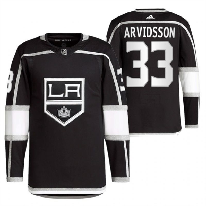 los angeles kings #33 viktor arvidsson black