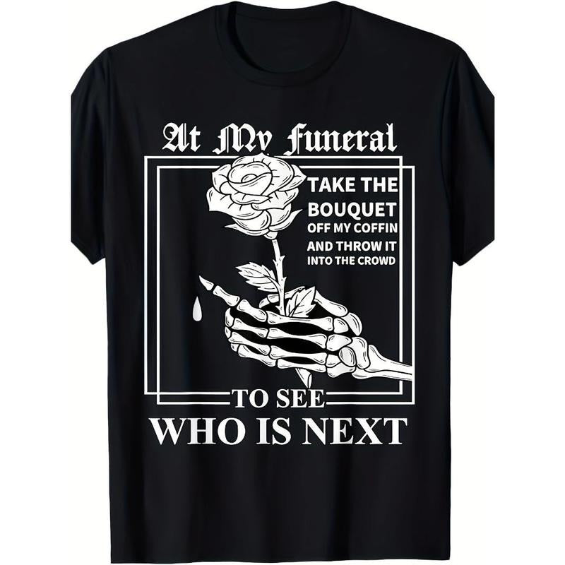 men's style, taking the bouquet off the coffin at my funeral, men's outdoor casual top, comfort and fashion coexist Made in USA
