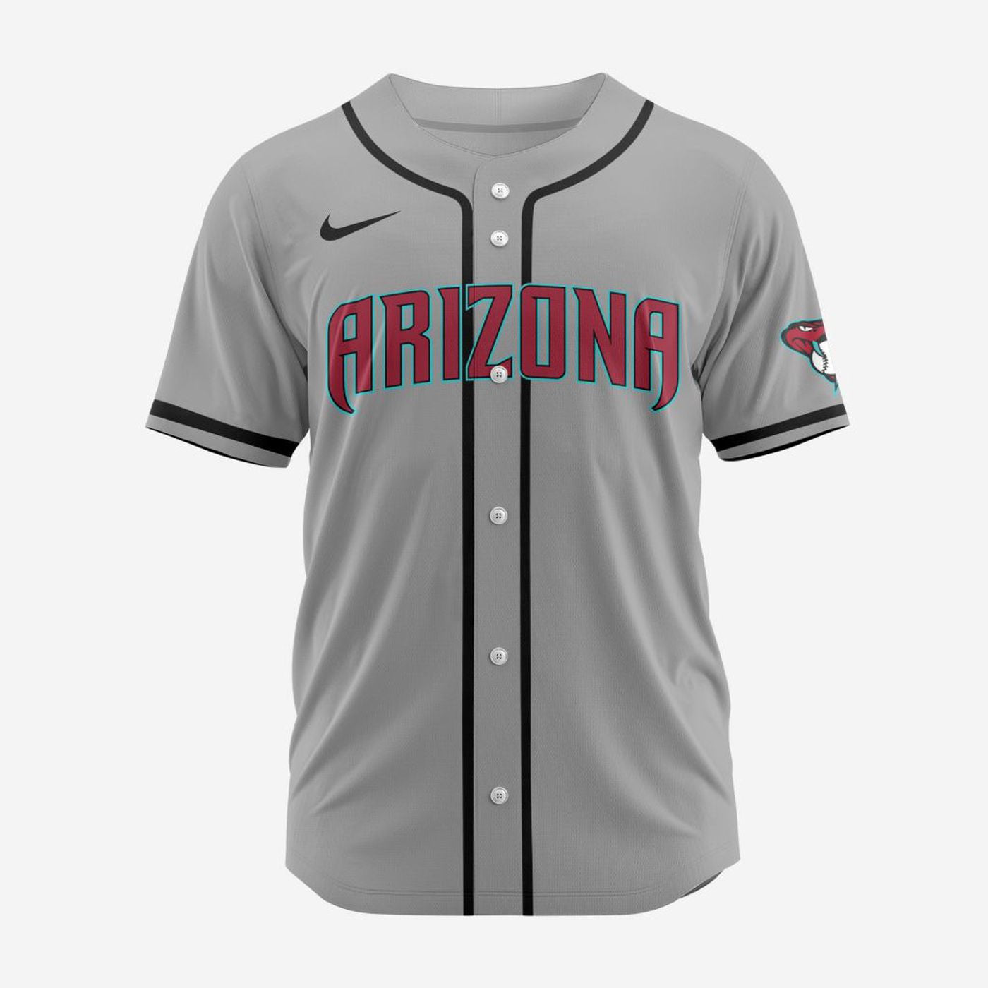 MLB Arizona Diamondbacks Personalized 2024 Road Baseball Jersey - Bafud