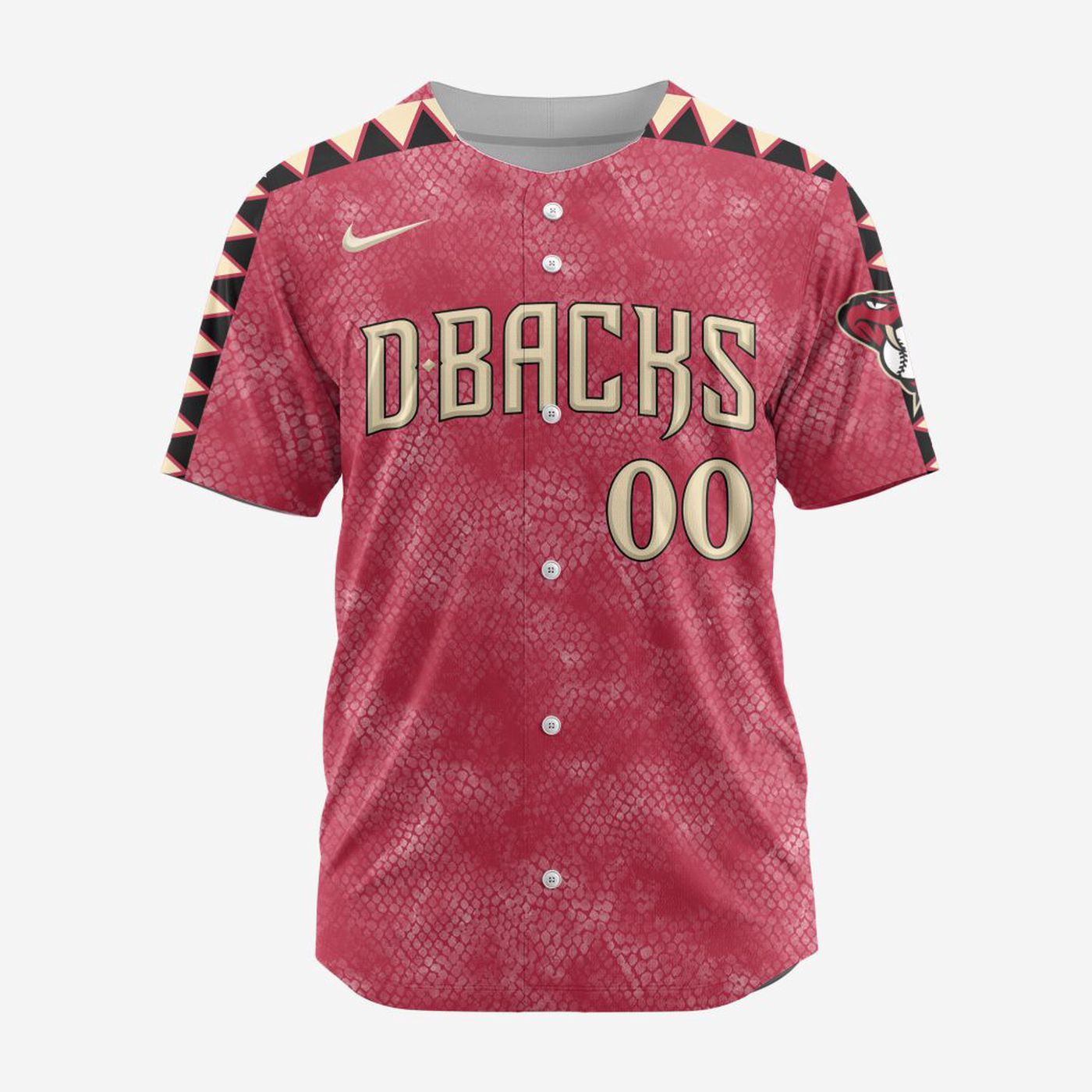 MLB Arizona Diamondbacks Personalized Alternate Design Concept Baseball Jersey 2402 - Bafud